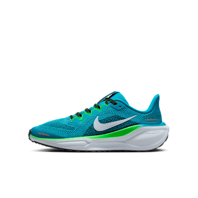 Nike Pegasus 41 Big Kids Road Running Shoes. Nike
